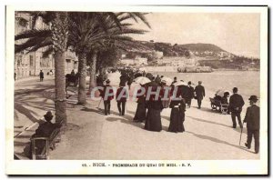Old Postcard Nice Promeande Quai du Midi