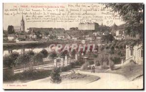 Postcard Old Sand General view of City Garden