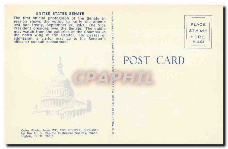 Postcard Modern United States Senate