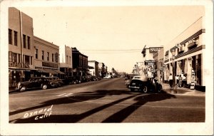 RPPC Business District, Oxnard CA Vintage Postcard Y72