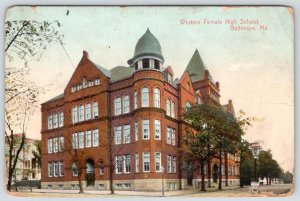 1910's WESTERN FEMALE HIGH SCHOOL BALTIMORE MARYLAND MD*GERMANY*RINN PUBL CO