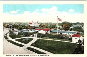 Postcard MILITARY SCENE Sacramento California CA AI2347