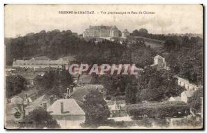 Old Postcard Brienne le Chateau Panoramic and Parc du Chateau