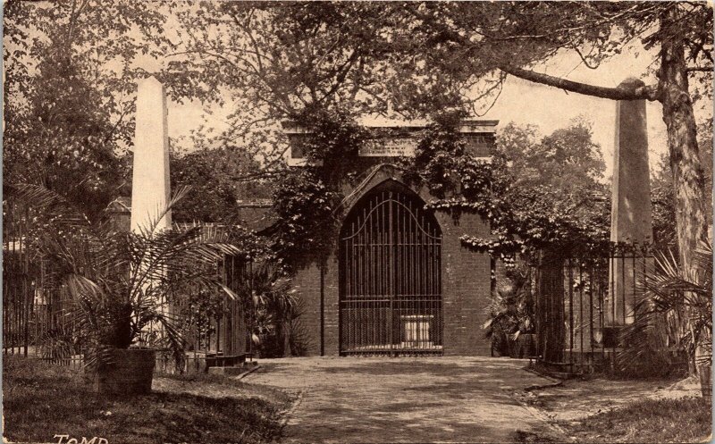 Mount Vernon Washington Tomb Virginia VA Antique Postcard DB UNP Unused