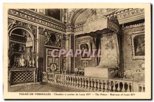 Versailles - Palace of Versailles - Bedroom has Louis XIV - Old Postcard