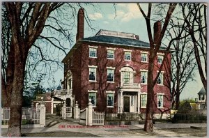 Vintage Old Pickman House Salem Massachusetts Lithograph Postcard H81