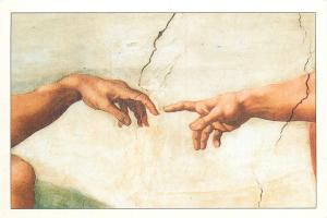 Creation of Adam Sistine Chapel Rome