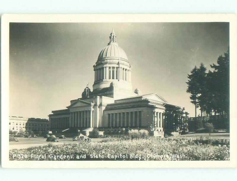 Pre-1950 rppc NICE VIEW Olympia Washington WA i9883