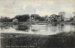 Duxbury, Mass., Blue Fish Water (1906) Postcard