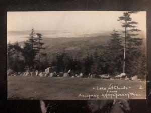 Mint USA RPPC Postcard Lake Of Clouds Ascutney State Forest Park VT