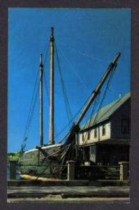 ME Booth Tarkington Schooner KENNEBUNKPORT Postcard PC