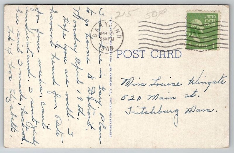 Gary IN Administration Buildings The Steel City Indiana Postcard A41