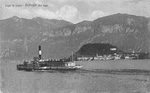 Steamer Como Steamship At Lago Dicomo Steamer Ship 