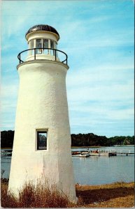 Lighthouses Kennebunk River Lighthouse Looking Toward Kennebunk Village Maine