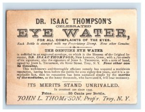 1880s-90s Dr. Isaac Thompson's Eye Water Cute Cat Set Of 5 Fab! P126