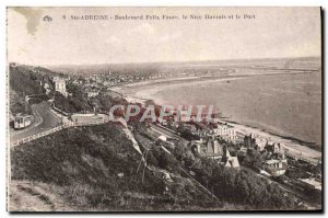 Postcard Old Ste Address Boulevard Felix Faure Nice and Le Havre Port