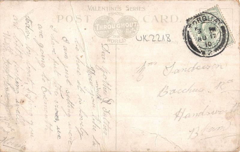 uk2218 torquay ship devon real photo uk