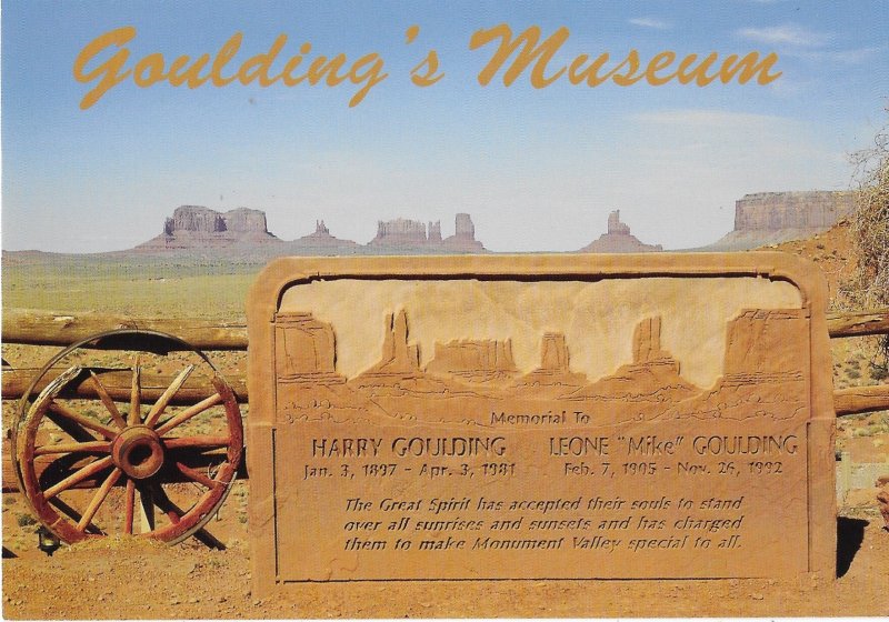 Harry Goulding's Museum & Monument in Monument Valley Utah 4 by 6