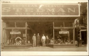 Brockton MA Massachusetts Stedman Auto Supply Storefront Gas Tires Signs