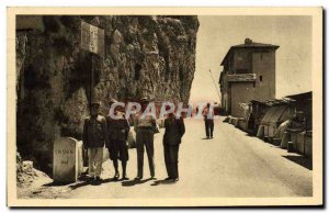 Old Postcard Pont Saint-Louis the Grande Corniche Tour Frontiere Franco Itali...