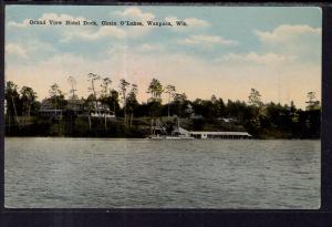 Grand View Hotel Dock,Chian o'Lakes,Waupaca,WI BIN