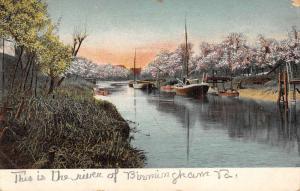 Birmingham Pennsylvania Scenic River View Antique Postcard K76761