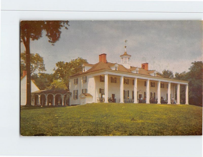 Postcard George Washington's Home, Mount Vernon, Virginia