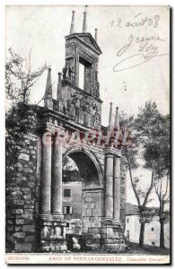 Old Postcard Burgos Arco de Fernan Gonzalez