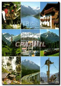 Modern Postcard Greetings from Tyrol