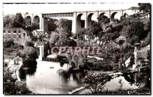 Old Postcard Parthenay The Thouet and the viaduct