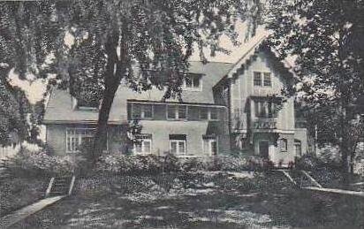 Indiana Greencastle Alpha Chi Omega House De Pauw University Albertype