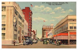 Postcard SHOPS SCENE Orlando Florida FL AS6031