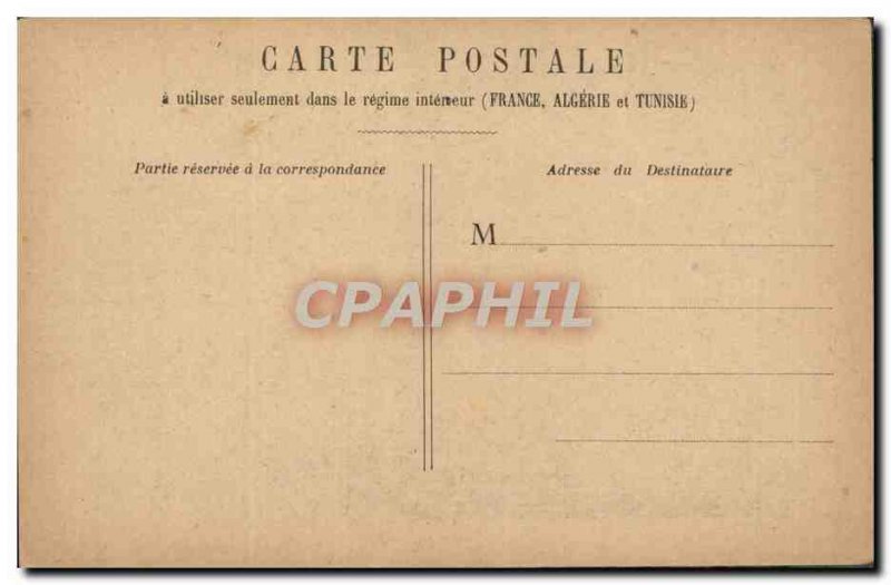 Old Postcard Paris Fountain Saint Michel