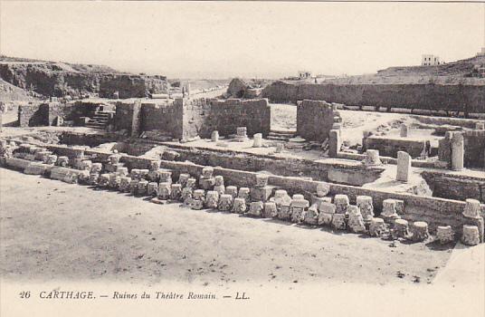 Tunisia Carthage Ruines du Theatre Romain