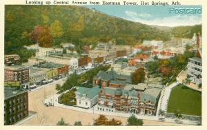 AR, Hot Springs, Arkansas, Central Avenue From Eastman Tower, F.C. Boving 49040