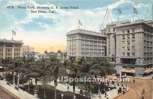 Plaza Park, US Grant Hotel - San Diego, California CA  