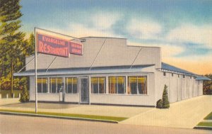 Pascagoula Mississippi Evangeline Restaurant Vintage Postcard AA40699