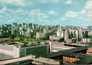 South Africa Densely Crowded Buildings On Skyline Of Hillbrow