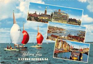 B69684 Denmark Copenhagen boats bateaux multiviews