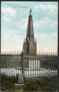 BELGIUM : WATERLOO MONUMENT DES PRUSSIENS