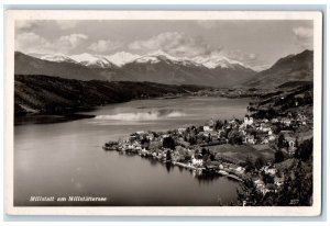 Bird's Eye View Of Millstat Am Millstätter Austria RPPC Photo Unposted Postcard 