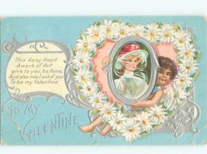 Divided-Back BEAUTIFUL ANGEL SCENE Great Postcard AA9996