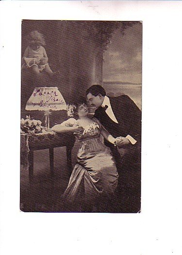 Couple, Dreaming of Child with a Doll, Romance