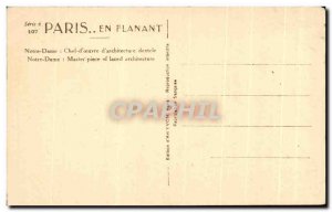 Old Postcard Paris Strolling Notre Dame