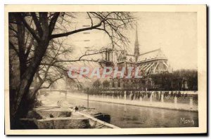 Old Postcard The Small Paintings of Paris Notre Dame taking view of the Arche...