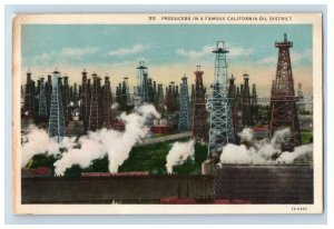 C. 1915-20 Producers In A Famous California Oil District Postcard P222E