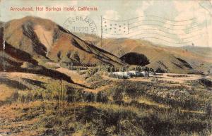 Hot Springs Hotel California Arrowhead Scenic View Antique Postcard K100673