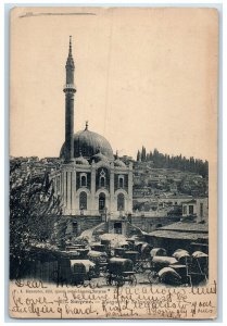 1910 Salepltzoglon Mosque British Post Office Levant Smyrna Turkey Postcard