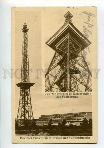 3150977 GERMANY BERLIN Funkturm RADIO Vintage RPPC 1927 year