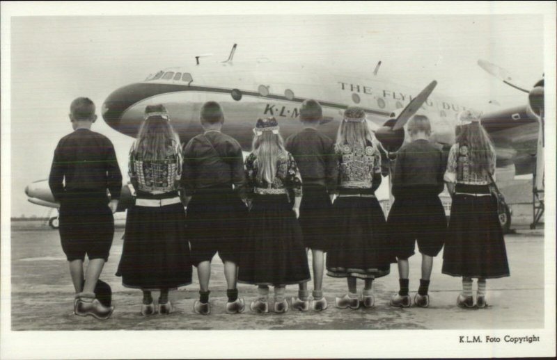 Commercial Aviation KLM Royal Dutch Airlines Lockheed Constellation RPPC 